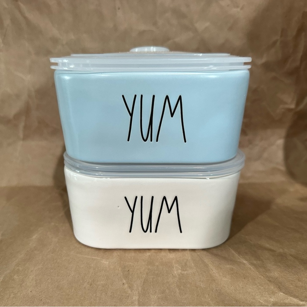 Rae Dunn YUM set of 2